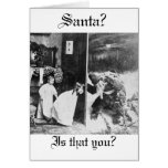 ¿Stereoview - Santa?  circa 1899 Tarjeton