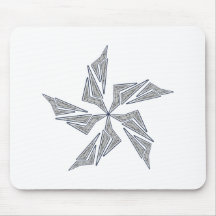 Stern Fünfeck Stein star pentagon stone Mousepad