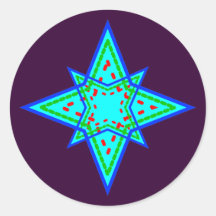 Stern star sticker