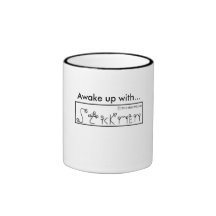 Stickmen despierto para arriba con… tazas de café