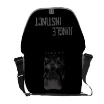 Stipple de Instinct_Kiboko_hippo de la selva Bolsa De Mensajeria