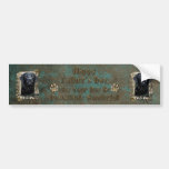Stone_Paws_Labrador_Black Etiqueta De Parachoque