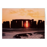 Stonehenge, solsticio de invierno felicitaciones