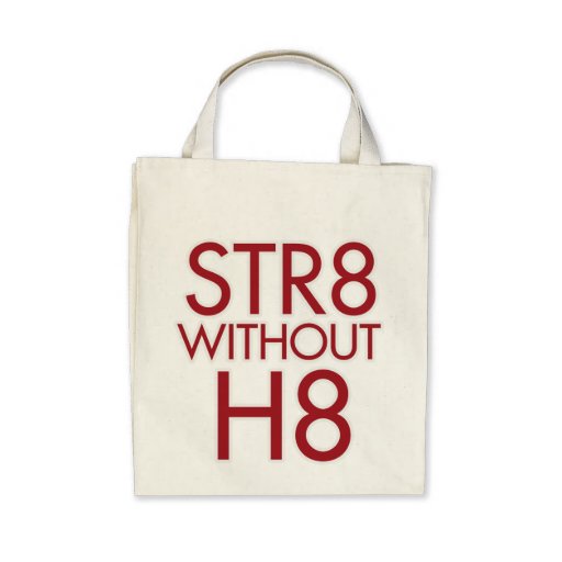 STR8 sin H8 ningún apoyo 8 Bolsa Lienzo