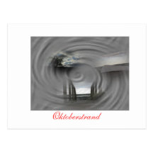 Strand-Collage, Oktoberstrand Postkarten