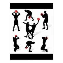 streetball-jugadores postales