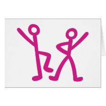 Strichmännchen stick figures grußkarten