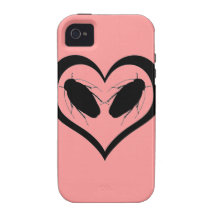 Su amor me infesta Case-Mate iPhone 4 carcasa