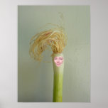 Su cara en el poster/la impresión de la cebolla de