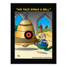 "Su cara suena una Bell " Impresión Fotográfica