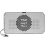 Su del negocio del logotipo promo aquí notebook altavoces