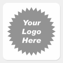 Su del negocio del logotipo promo aquí pegatinas