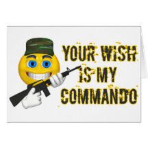 Su deseo es mi comando tarjeton