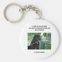 ¡Su foto! Mezcla americana del perro esquimal del  Llaveros Personalizados