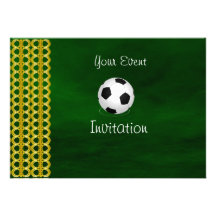 Su invitación del balón de fútbol del verde del ac