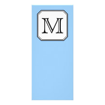 Su letra. Monograma de encargo. Blanco del negro a Invitación