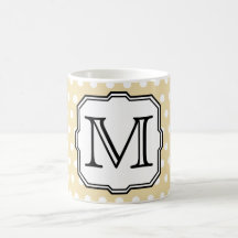 Su letra. Monograma de encargo. Punto de polca bei Taza