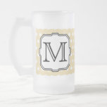 Su letra. Monograma de encargo. Punto de polca bei Tazas De Café