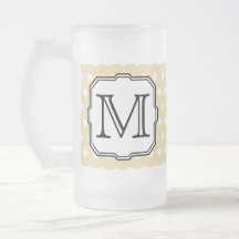Su letra. Monograma de encargo. Punto de polca bei Tazas De Café
