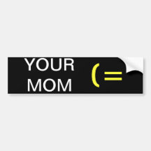 SU MAMÁ (= PEGATINA DE PARACHOQUE
