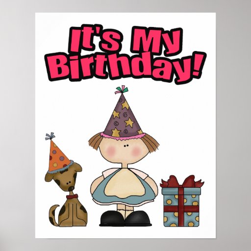 Su mi cumpleaños (CHICA) Posters