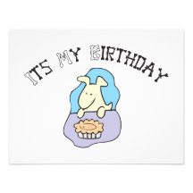 Su mi cumpleaños del perro del cumpleaños comunicados personalizados