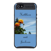 Su nombre el suyo el iPhone azul 5 del nombre enca iPhone 5 Protector