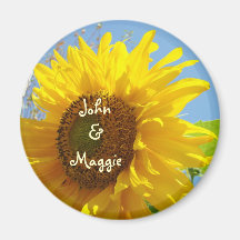 Su nombre y sus girasoles conocidos del imán