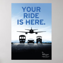 Su paseo está aquí posters