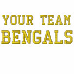Su polo bordado Bengals del nombre del equipo