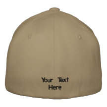 Su texto aquí gorros bordados