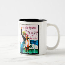 Su uno mismo verdadero habló #2 ruidoso y claro taza de café