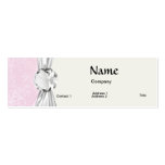 suavemente modelo apenado rosa del damasco tarjeta de visita