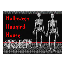 Subida de la casa encantada de Halloween de los mu Anuncio Personalizado