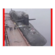 SUBMARINO DEL RUSO DE LA CLASE DEL DELTA POSTAL