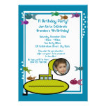 Submarino tonto invitacion personalizada