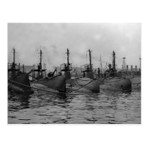 Submarinos listos para Action, 1911 Postales
