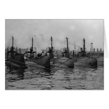 Submarinos listos para Action, 1911 Tarjetas