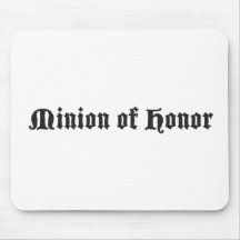 Subordinado del honor alfombrillas de ratones