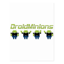 Subordinados de Droid Tarjeta Postal