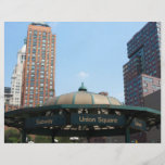 Subterráneo cuadrado NYC de la unión Flyer Personalizado