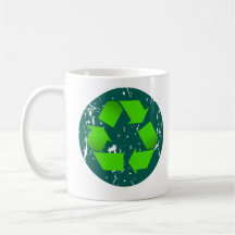 sucio recicle la taza de café