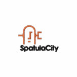 Sudadera con capucha bordada ciudad de la espátula