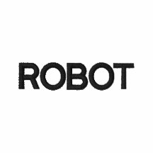 Sudadera con capucha bordada ROBOT