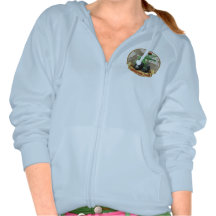 Sudadera con capucha de la cremallera de Ragland d