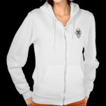 Sudadera con capucha para mujer de la cremallera d camisetas