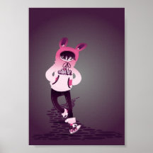 sudaderas con capucha con los oídos - oso poster