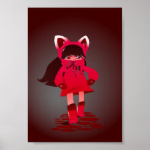 sudaderas con capucha con los oídos - zorro posters