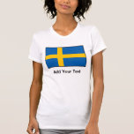 Suecia - bandera sueca camisetas