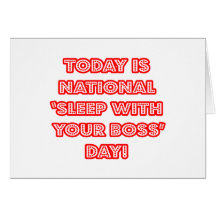 "Sueño con el día nacional de su Boss" Felicitación